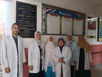 جامعة بنها تواصل تنظيم القوافل الطبية: توقيع الكشف الطبى على 80 حالة بمدرسة المكفوفين ببنها